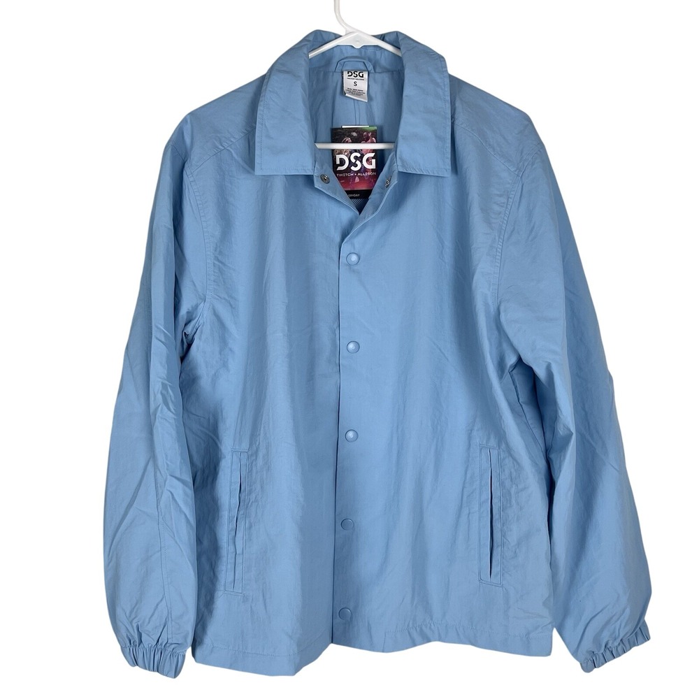 NWT DSG X TWITCH + ALLISON Men's Coaches Jacket‎ in Cloudless Sky Size Small